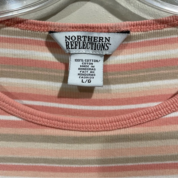 Northern Reflection Women's Short Sleeve Stripped T-Shirt - Picture 3 of 6